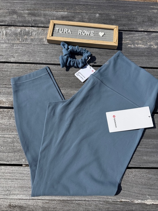 lululemon athletica Pants - Lululemon BUNDLE Align HR 25" Leggings Steel Blue SIZE 14 ➕ Scrunchie NWT 💙